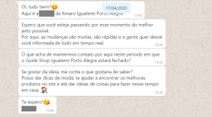 amaro abordagem whatsapp wavecommerce