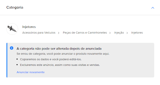 Categoria do Produto